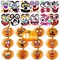 Pumpkin Decorating Stickers, Make Your Own Small Pumpkin Stickers, Pumpkin face Stickers for Halloween Party Favors
